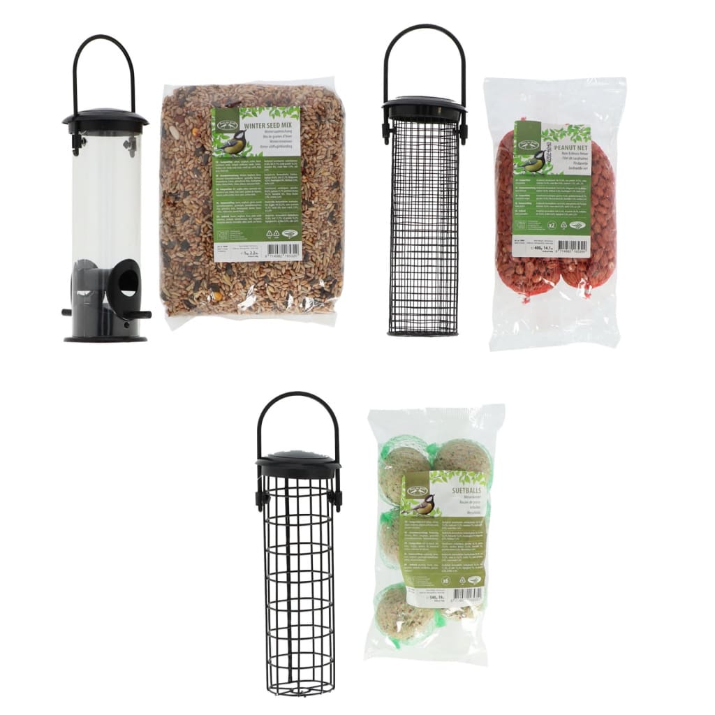 EssCernert Design Esschert Design Vogelfutter-Set 3-teilig