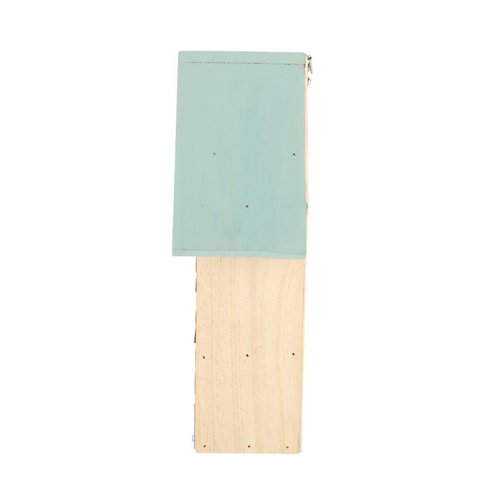 Esschert Design Insektenhotel aus Holz, 10 x 24 x 29 cm, Naturmintgrün