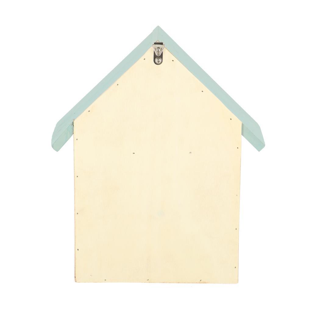 Esschert Design Insektenhotel aus Holz, 10 x 24 x 29 cm, Naturmintgrün