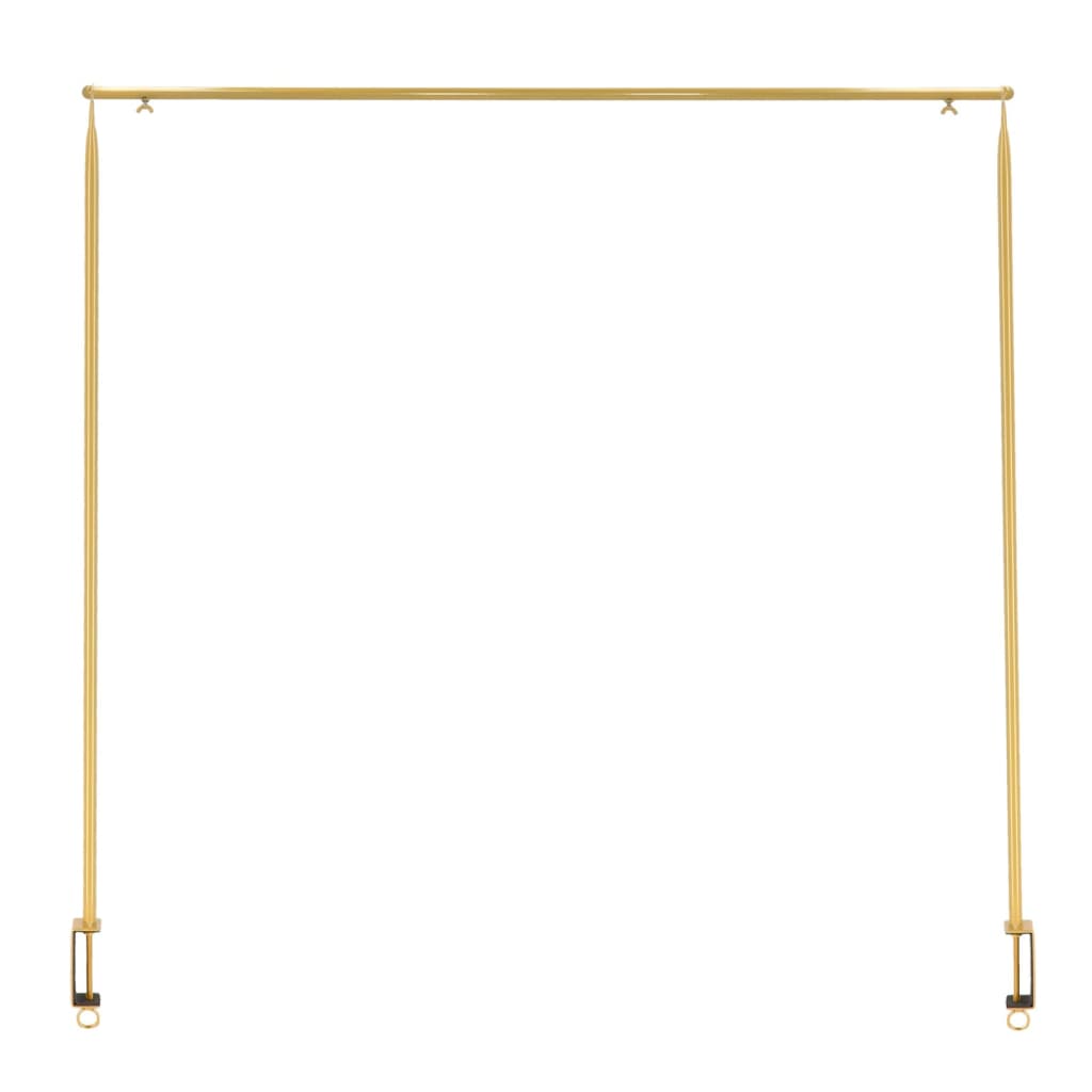Esschert Design Tischbar mit Klemme, dekorativ goldfarben