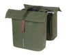 Basil City MIK Doppel-Packtasche, 28–32 Liter, 12 x 30 x 33 cm, moosgrün