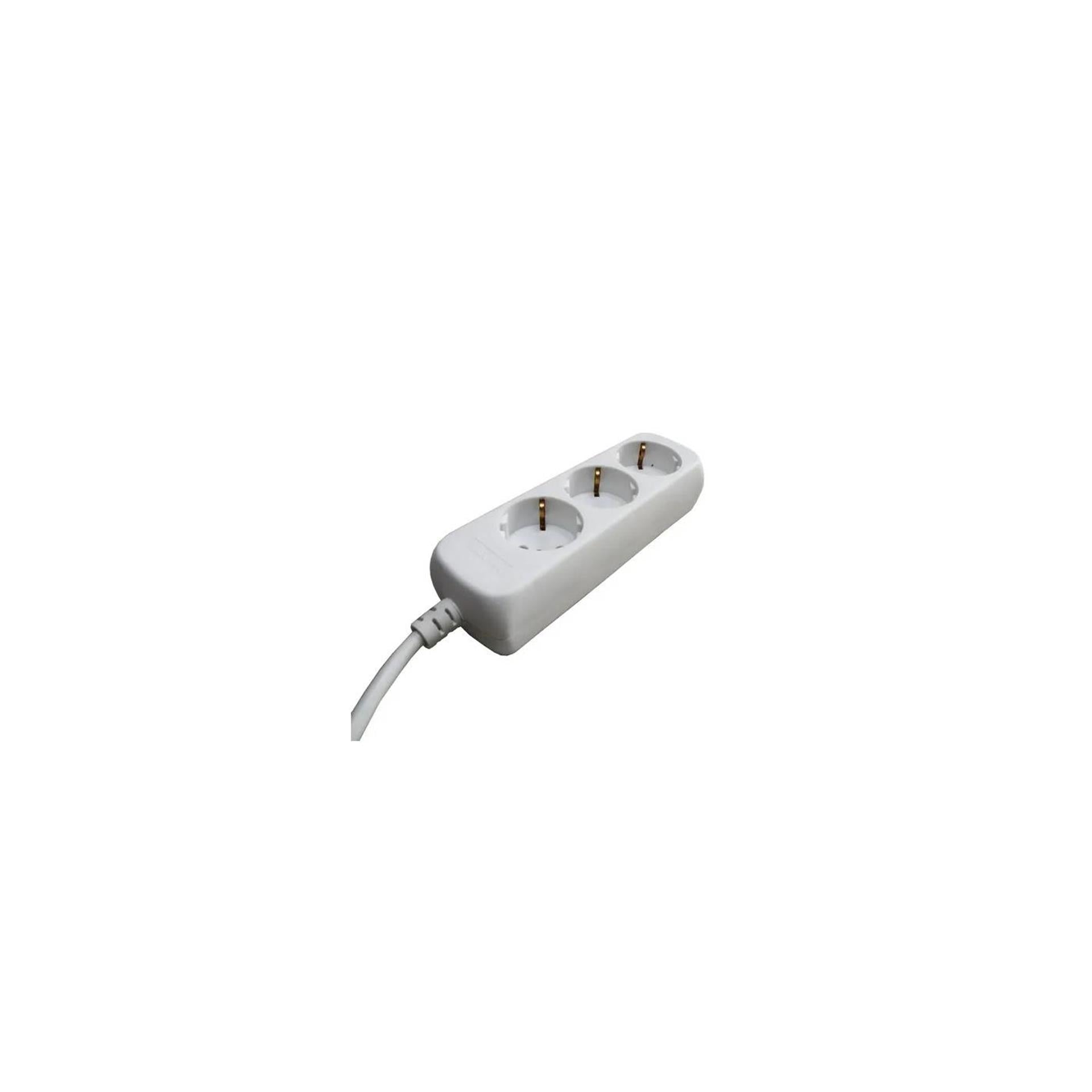 Stekkerdoos tcd 3v+ra 3 meter 3x1.5mm² wit