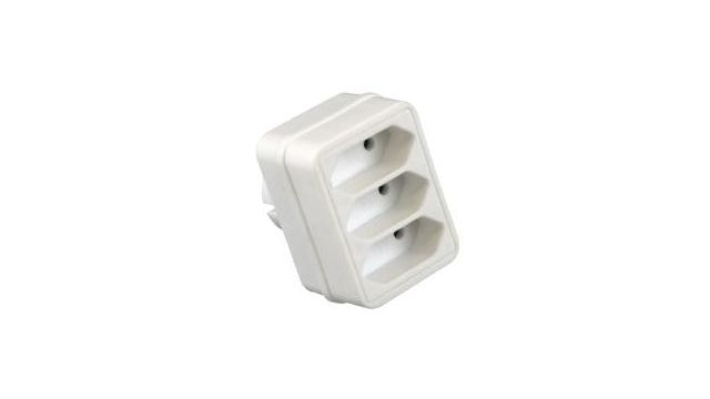 VB 61048 Euro-Split-Stecker 3-Wege