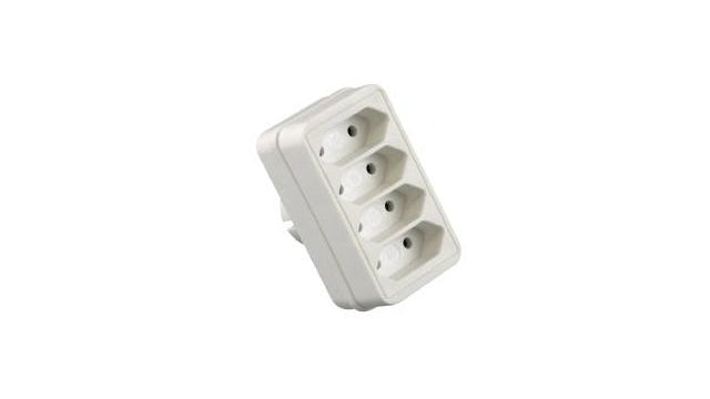 VB 61049 Euro-Stromverteiler 4-fach
