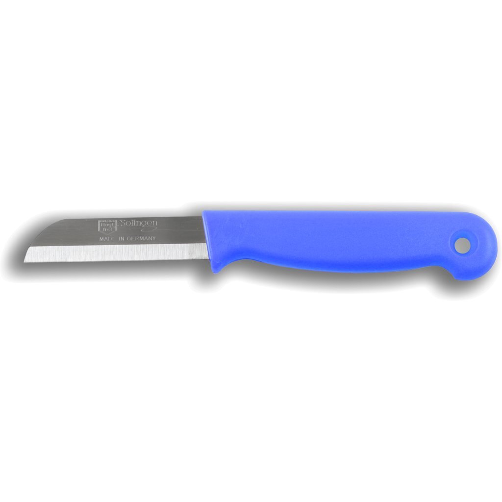 Solinger Kartoffelmesser 6 cm Edelstahl blau