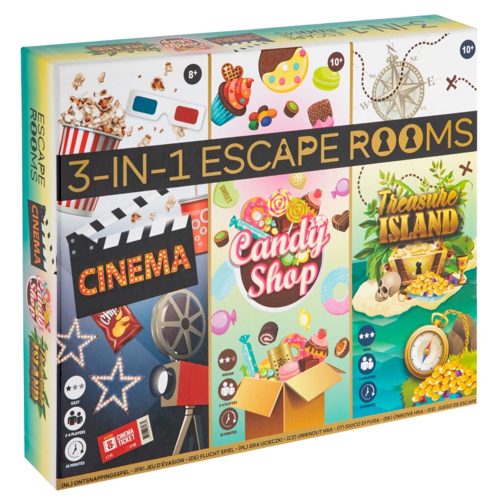 Creative Craft Group 3-in-1 Escape Room Escape Game