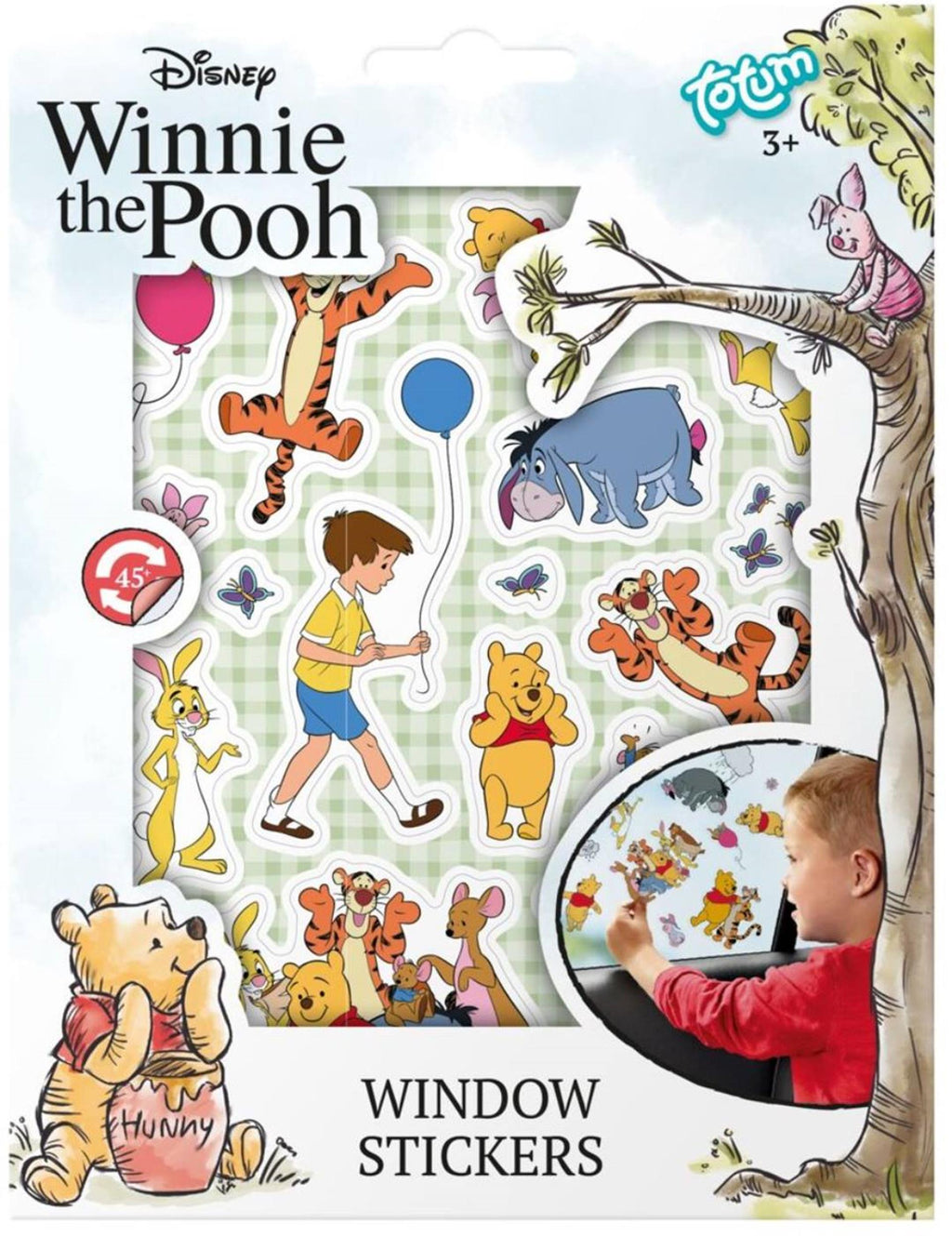 Creative Craft Group Totum Winnie the Pooh Fensteraufkleber