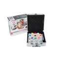 Domino Double 12 Mexican Train im Aluminiumkoffer