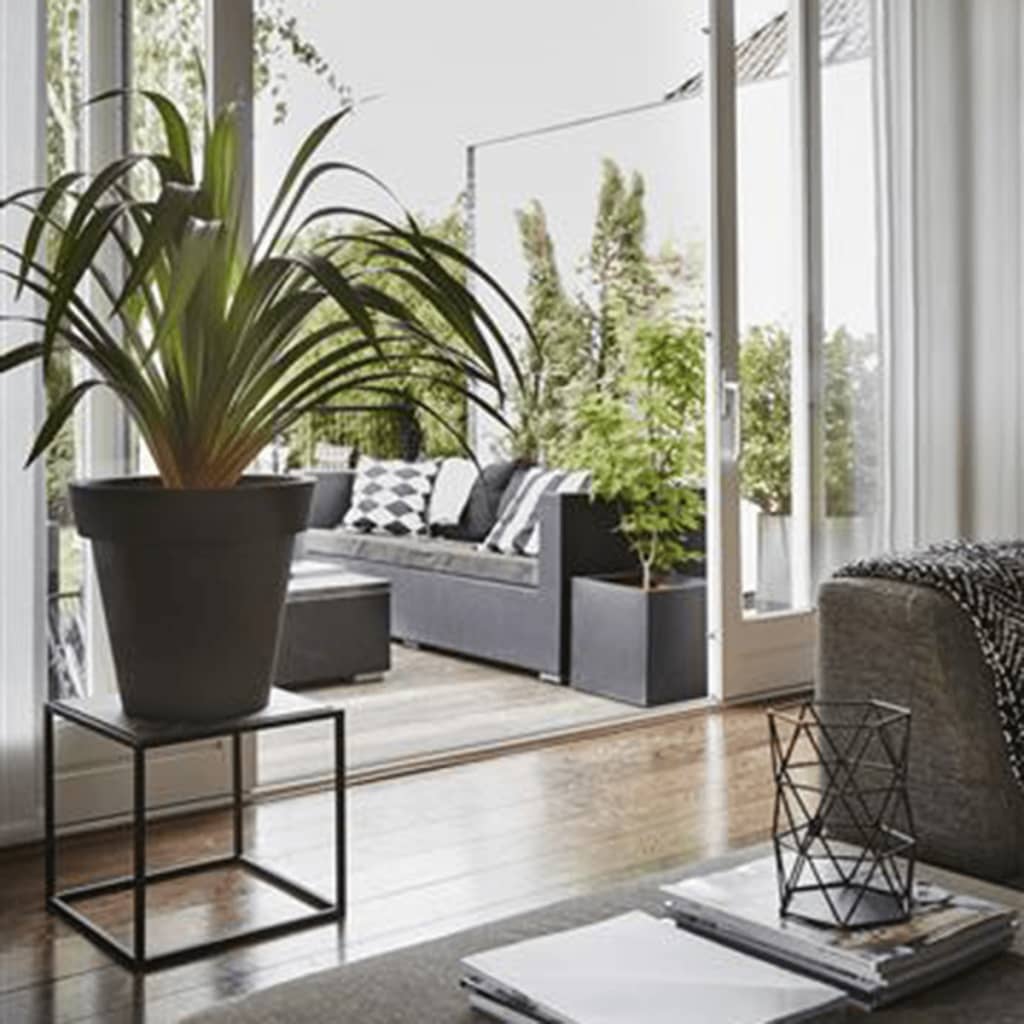 Capi plantenbak urban smooth vierkant 40x40x40 cm zwart kbl903