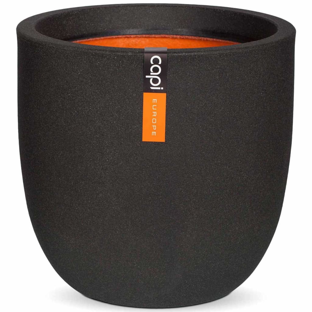 Capi Capi Blumentopf Urban glatt 43x41 cm Schwarz KBL933