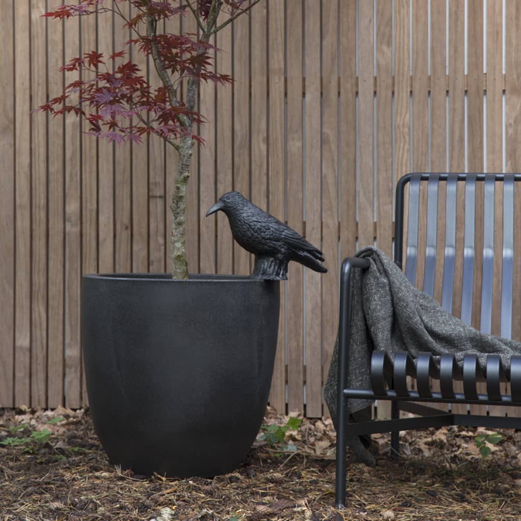 Capi Capi Blumentopf Urban glatt 43x41 cm Schwarz KBL933