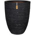 Capi Blumentopf Nature Row Elegant Low 46x58 cm Anthrazit krwz783