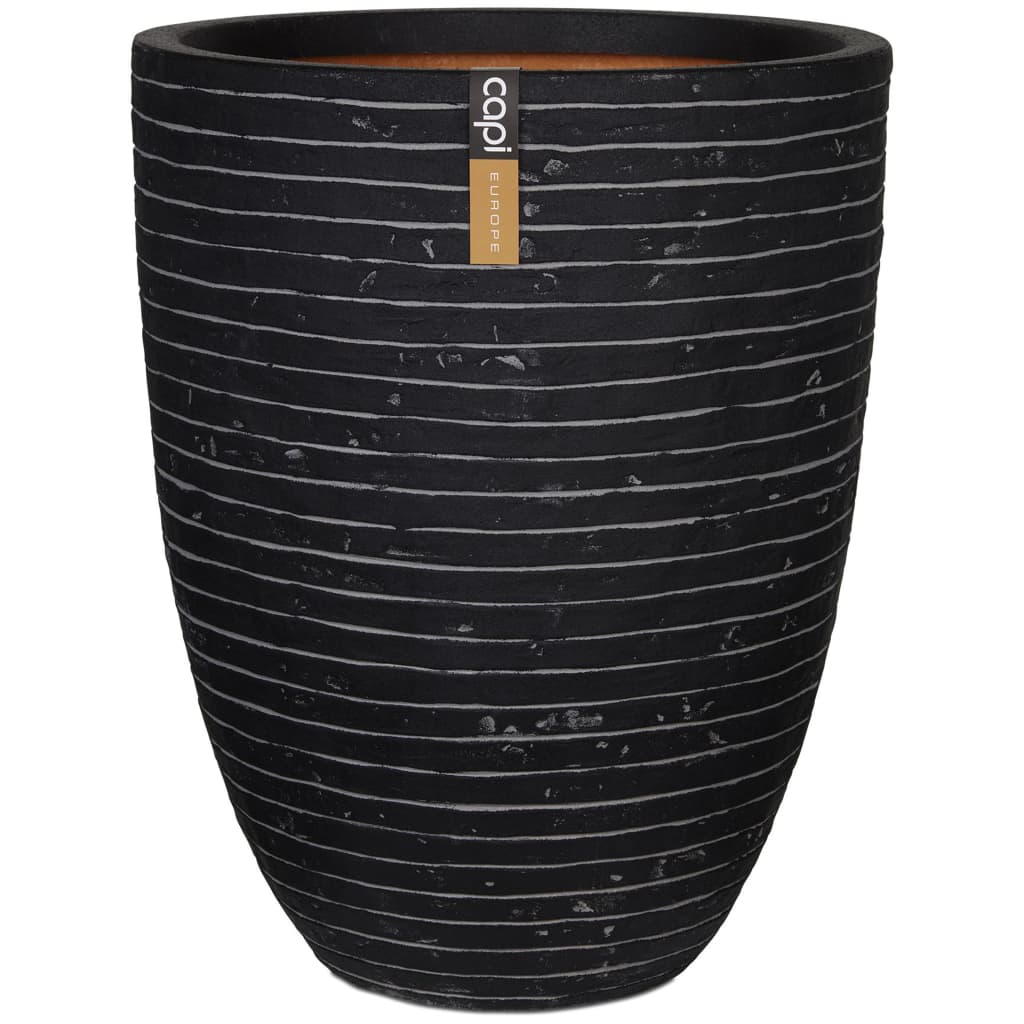 Capi Blumentopf Nature Row Elegant Low 46x58 cm Anthrazit krwz783
