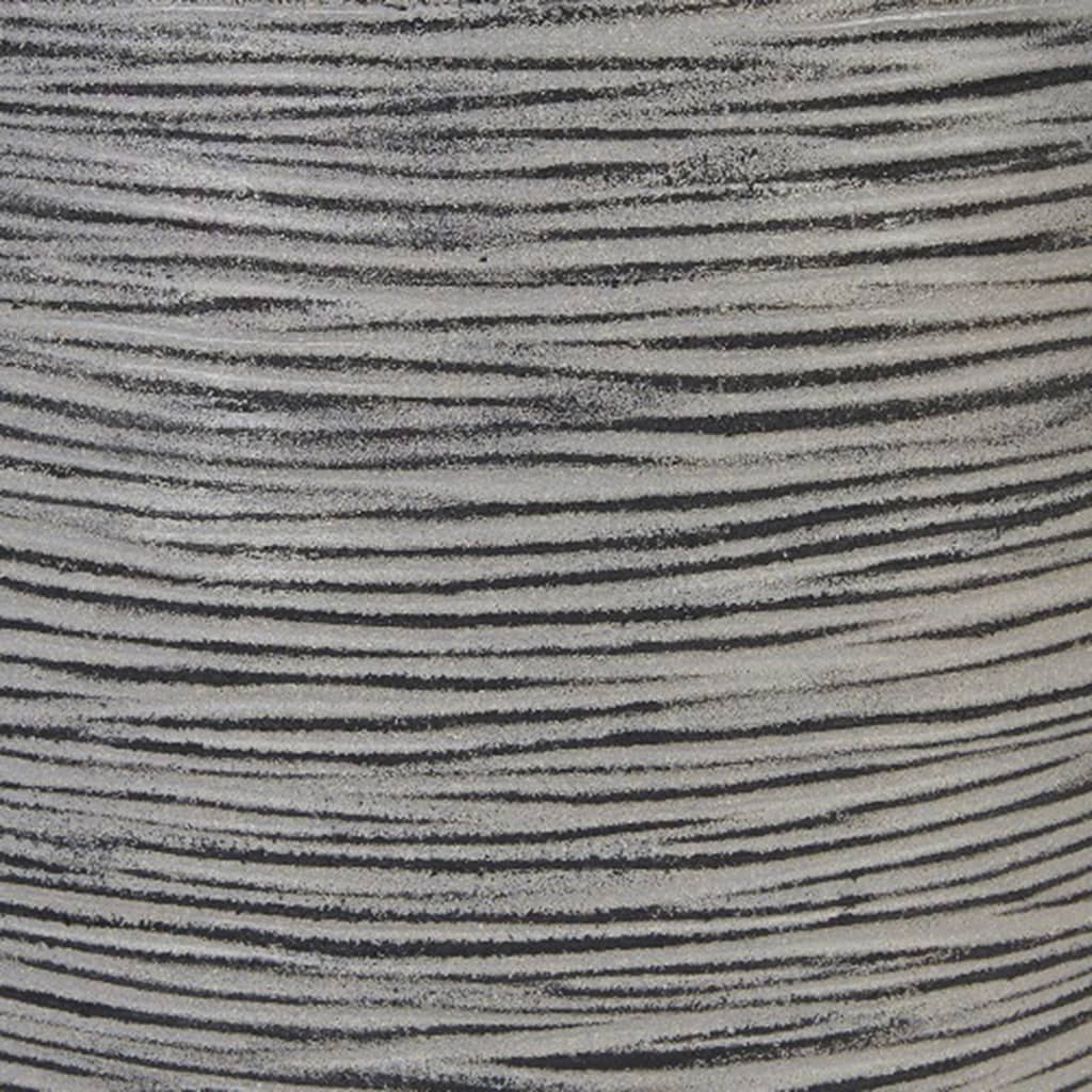 Capi Capi Blumentopf Natur Rib Elegant Deluxe 45x72 cm Anthrazit
