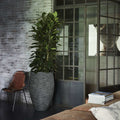 Capi Capi Blumentopf Natur Rib Elegant Deluxe 45x72 cm Anthrazit
