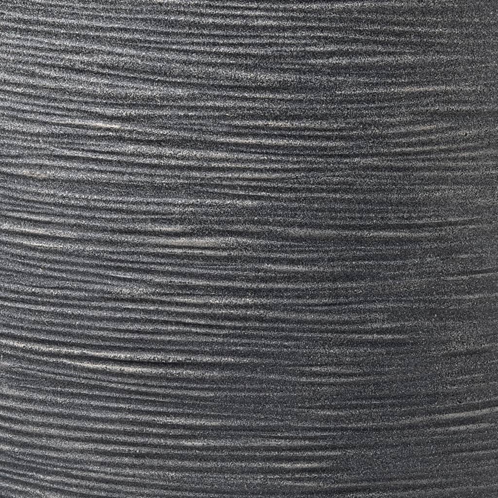 Capi Pflanzkübel-Abfallrippe 43x41 cm grau
