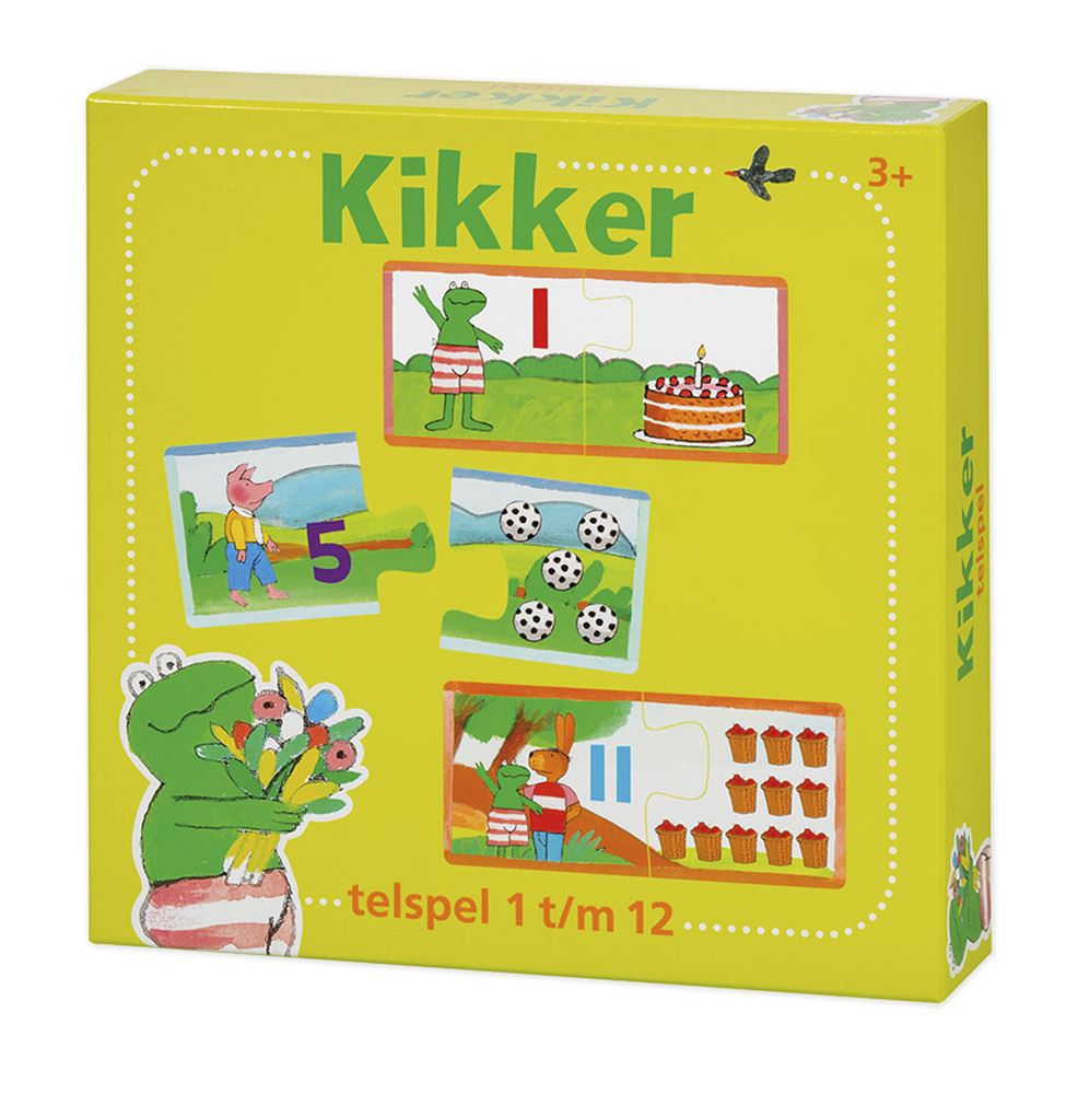 De wereld van kikker telspel. 3+