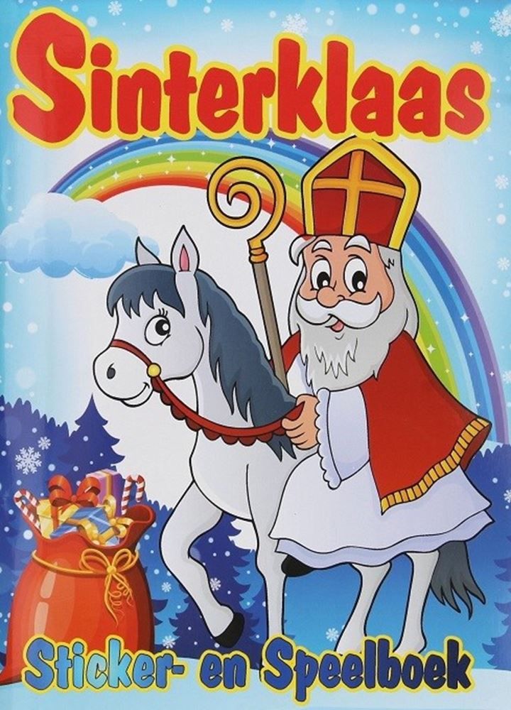 Boek specials nederland bv sinterklaas sticker- en kleurboek