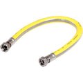 Raminex Gasschlauch 200 cm Edelstahl-Flex-PVC