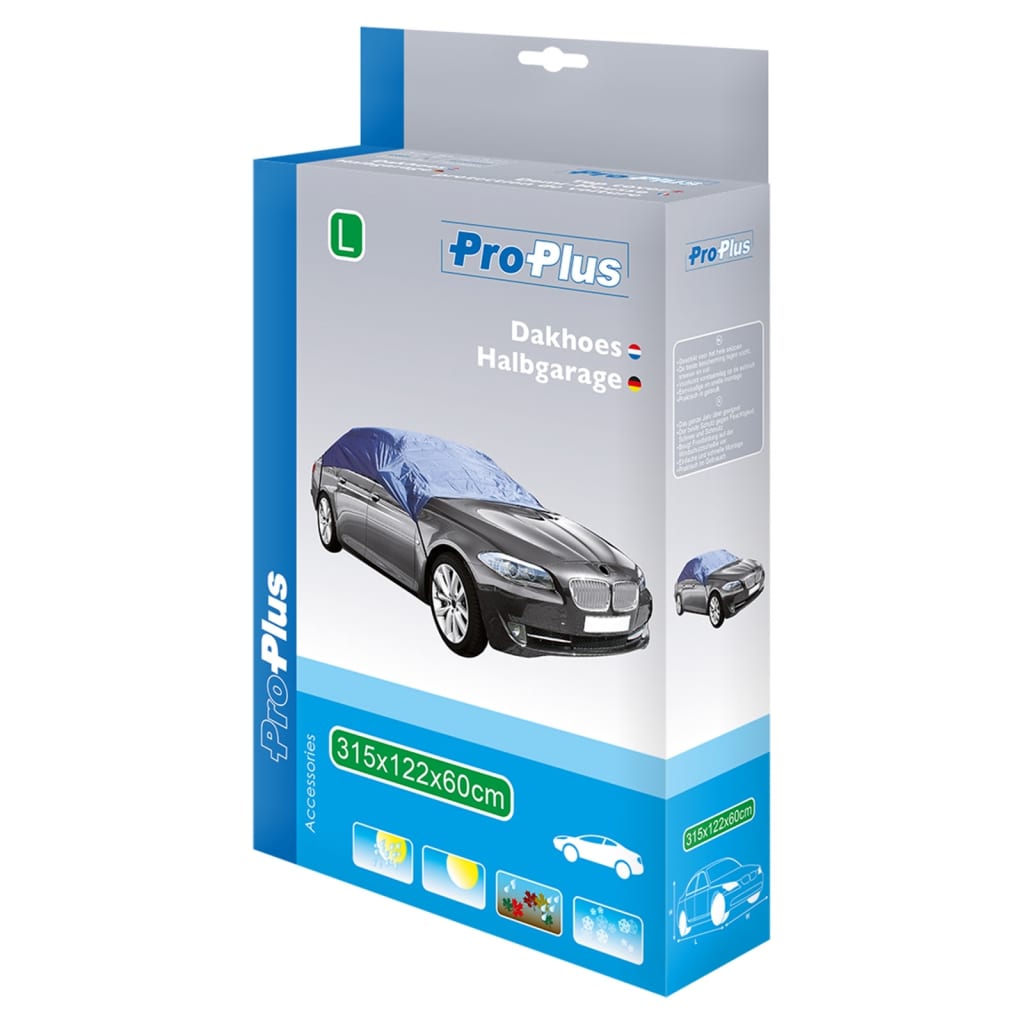 ProPlus Autoabdeckung, Verdeck, 315 x 122 x 60 cm, dunkelblau