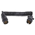 ProPlus Spiralkabel mit 2x7-poligem Stecker, 3 m