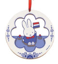 Nijntje kersthanger hout souvenir ø7,5cm