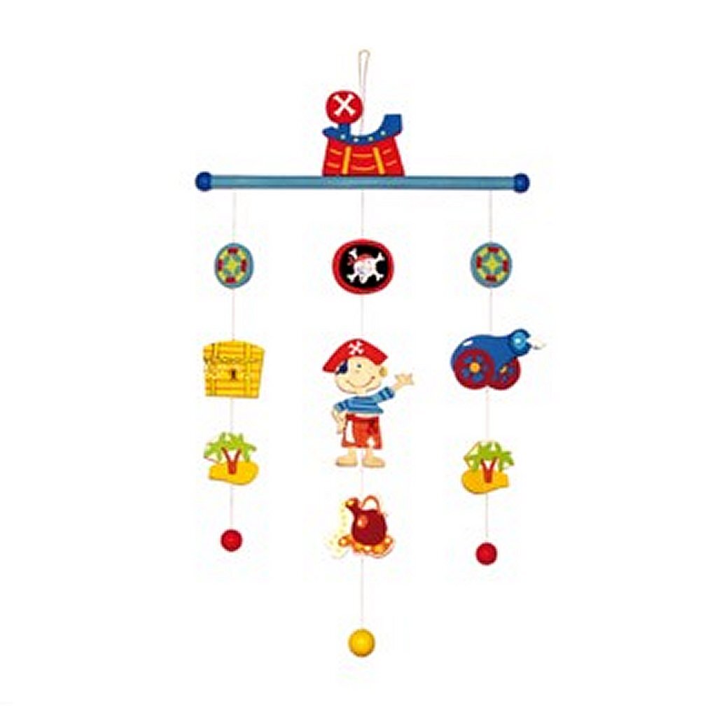 Simply For Kids 21140p Piraten-Mobile aus Holz