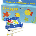 Einfach für Kinder: Angelspiel aus Holz mit Fischen