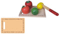 Holz-Obstschneideset von Simply For Kids