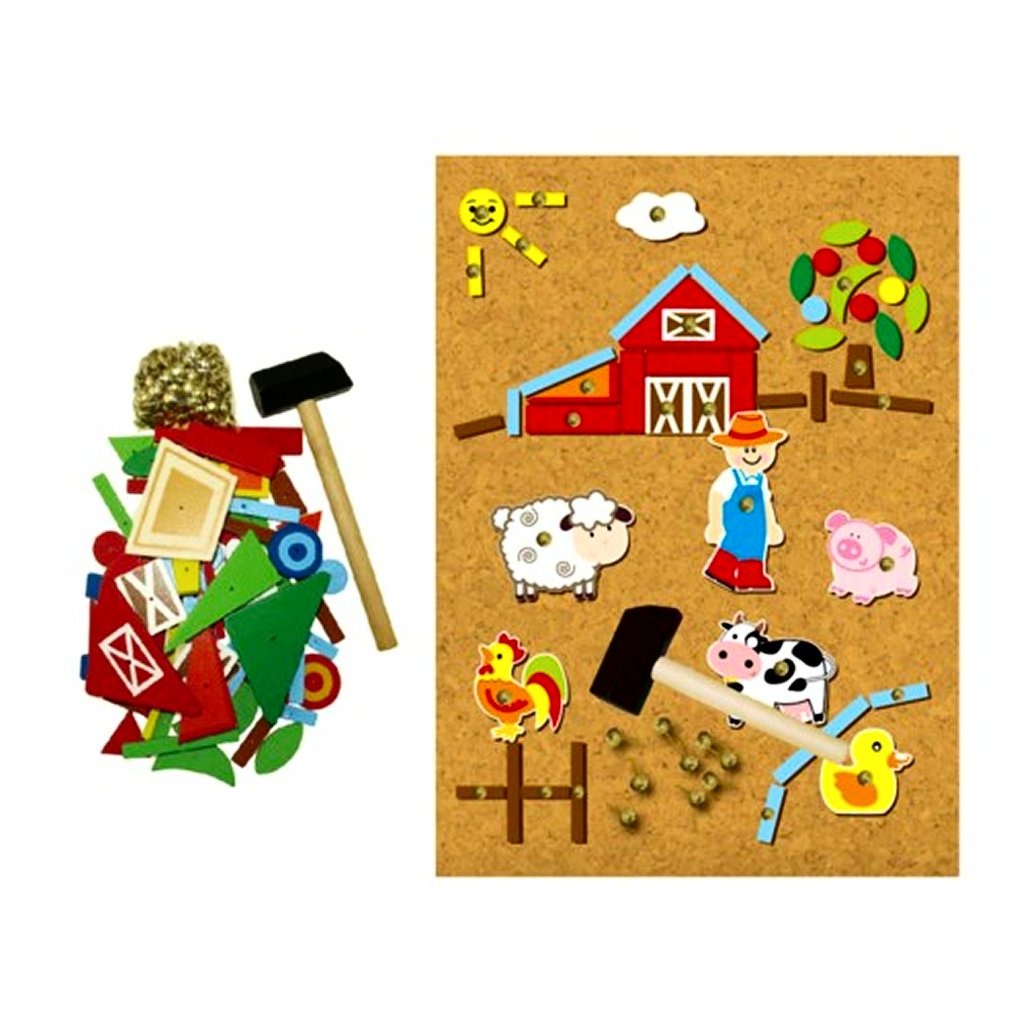 Einfach für Kinder Hammer Tap Farm