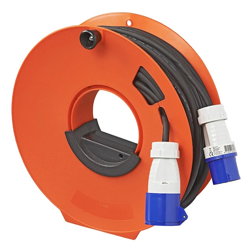 Proplus kabelhaspel 36 cm oranje