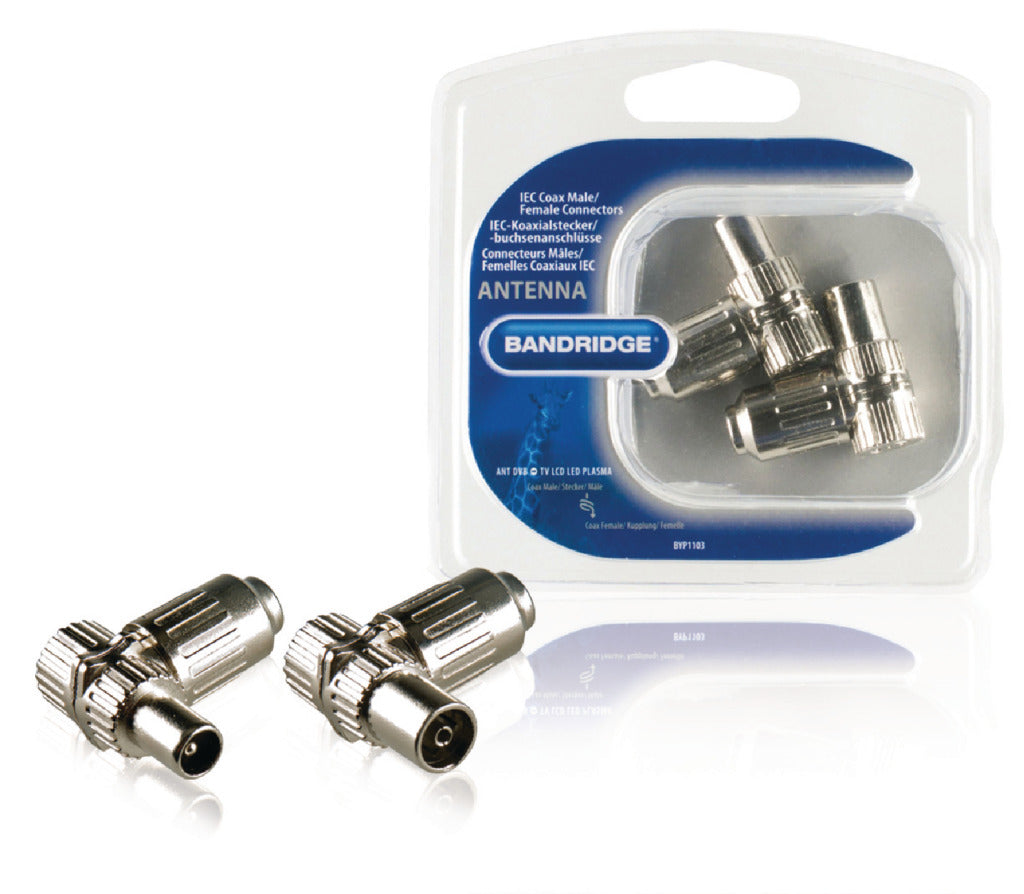 Bandridge BYP1103 IEC Koaxialstecker Stecker Buchse