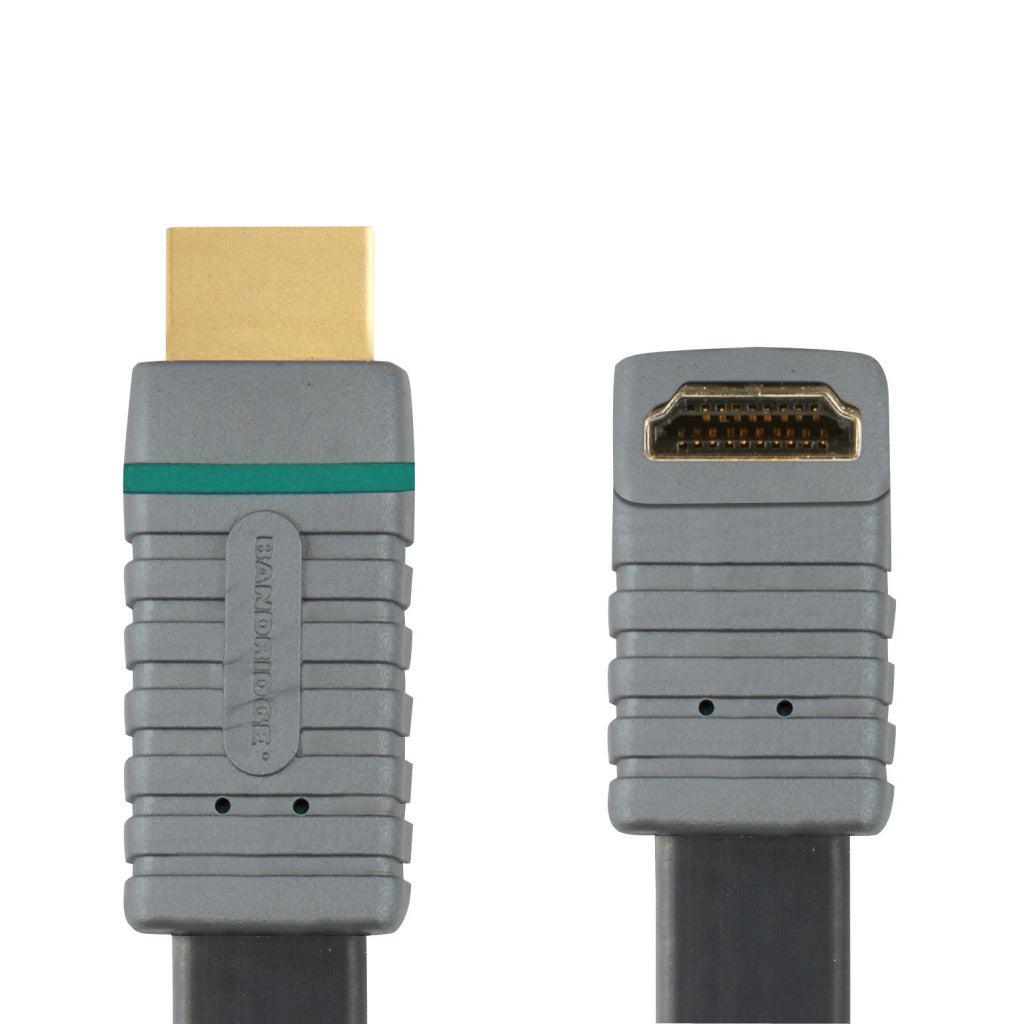 Bandridge bvl1372 high speed hdmi 270 graden platte kabel verguld 2 m
