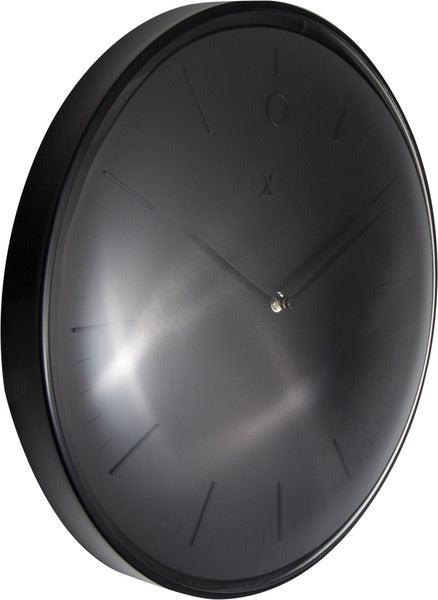 NeXtime ne-3235zw Wanduhr Glamour ø40 Metall Schwarz