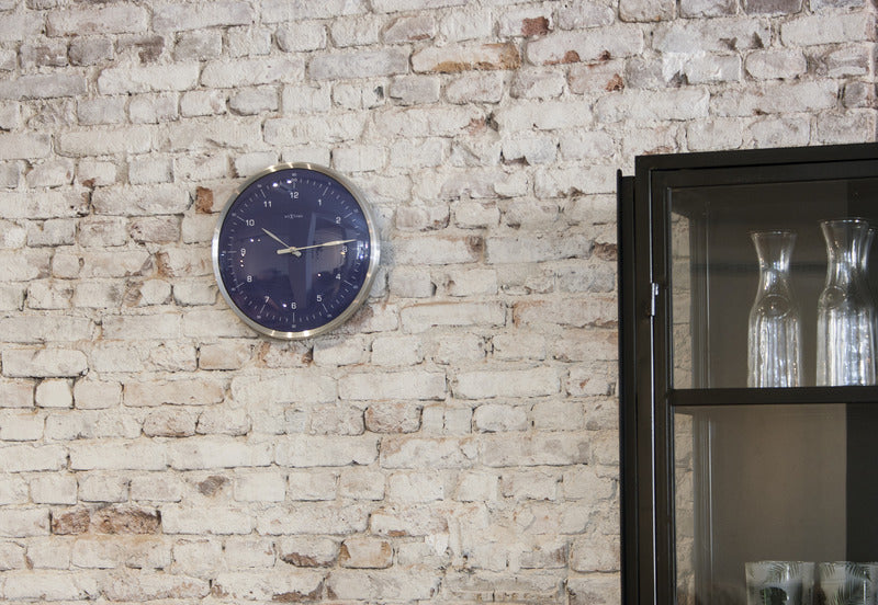 Nextime ne-3243bl wandklok 60 minutes ø33 metaal blauw