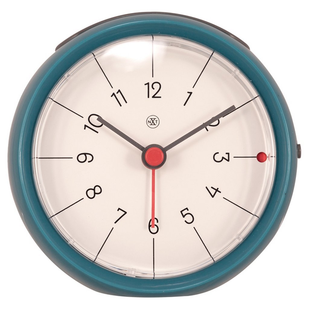 Nextime nx-7344bl alarmklok nxt otto ø 9,5 x 3.8 cm blauw