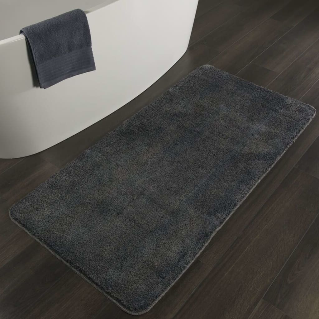 Badematte aus Robbenfell, Angora, 70 x 140 cm, grau
