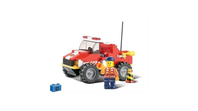 Sluban Feuermelder M38-B0217 Feuerwehrjeep 118-teilig