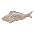 Countryfield beeld vis white-wash 23x7,5x3,4cm