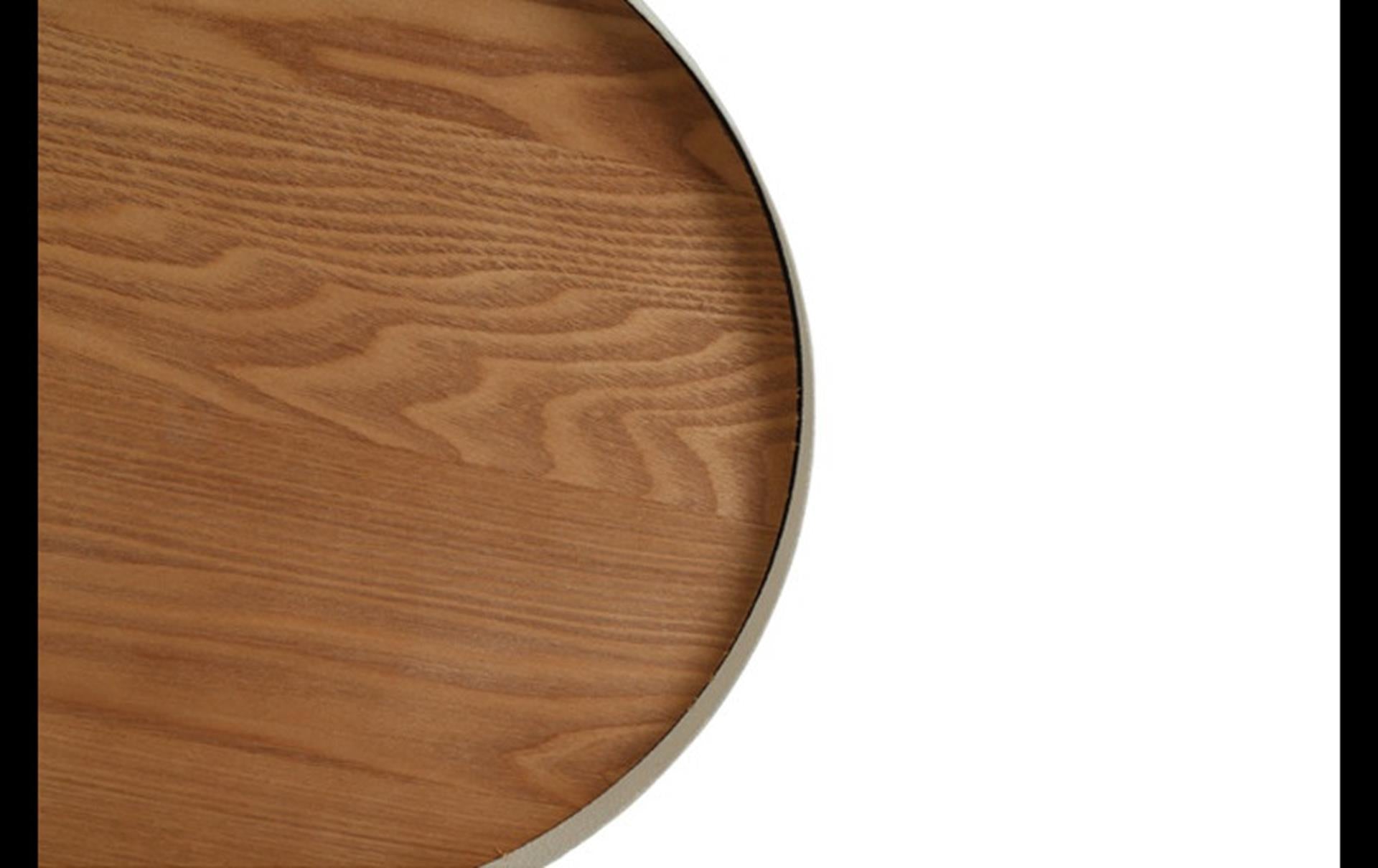 Countryfield dienblad crème metaal ø35cm