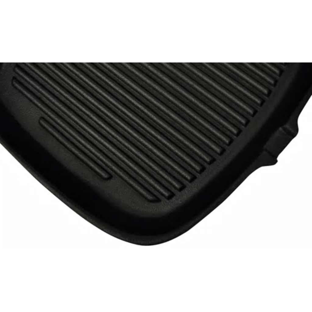 VidaXL Grillpfanne aus Gusseisen, 24 x 23 cm