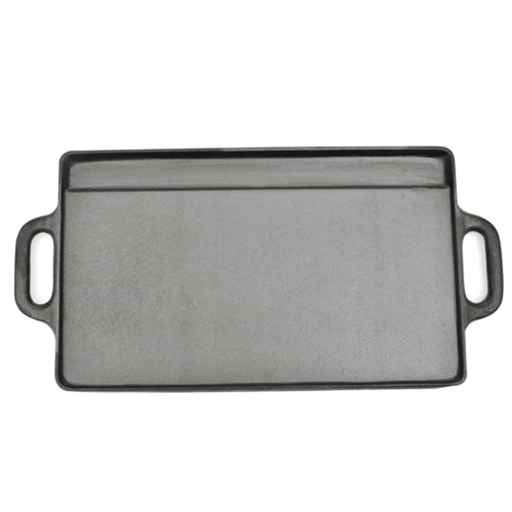 Vidaxx Grillplatte Gusseisen doppelt 38x23 cm 2 Stk