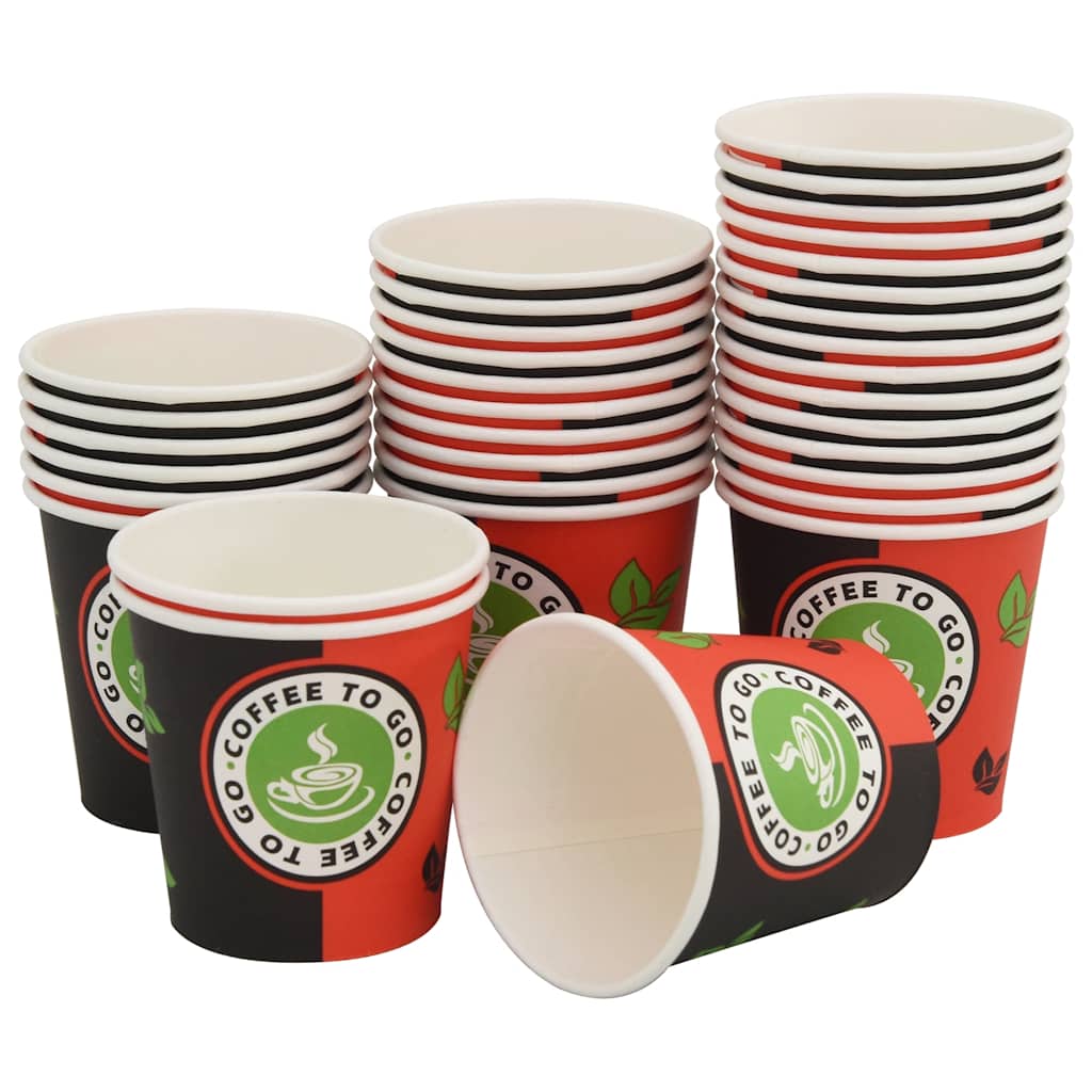 Vidaxl wegwerp koffiebekers papier 120 ml (4 oz) 1000 st