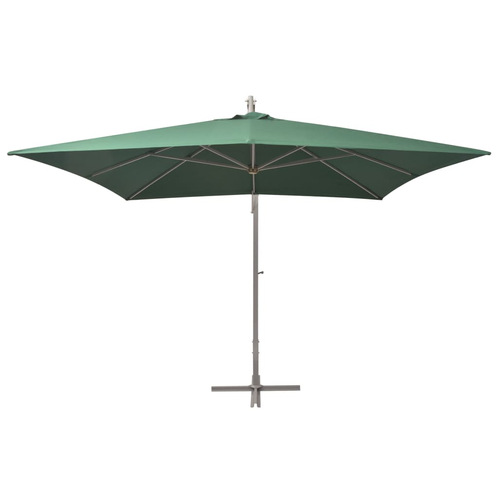 VidaXL - Sonnenschirm mit Aluminiumstange 300x300 cm Grün
