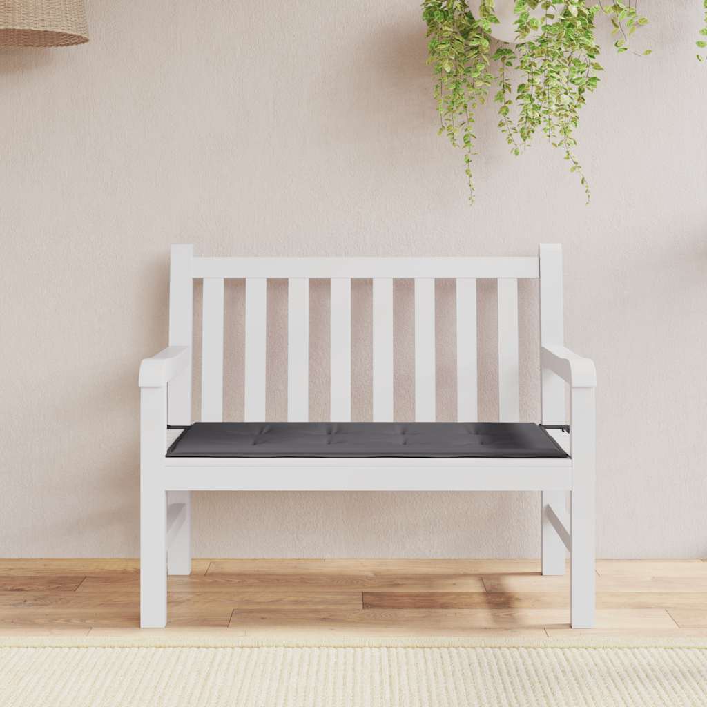 VidaXL Gartenbankkissen 100x50x4 cm Oxford-Gewebe Anthrazit
