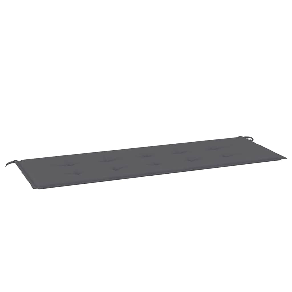 VidaXL Gartenbankkissen 150x50x3 cm Oxford-Gewebe Anthrazit