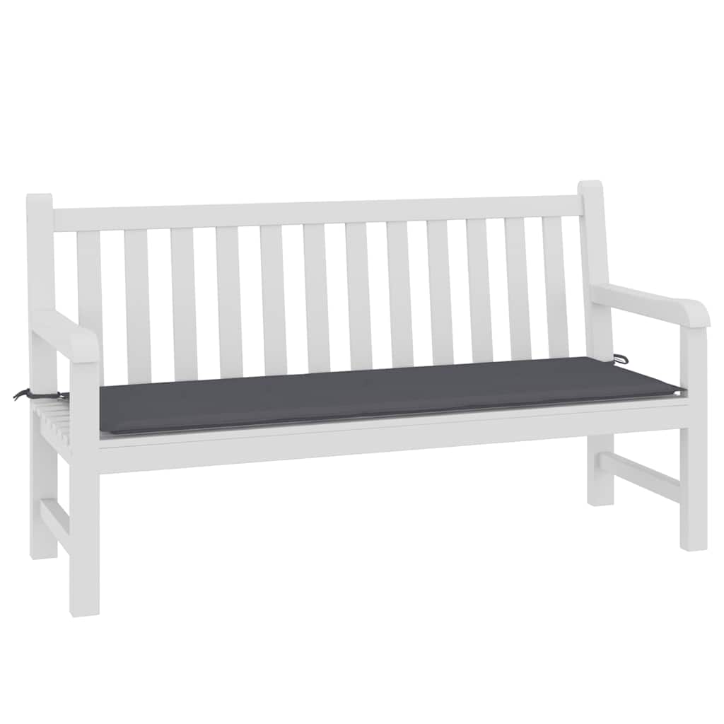 VidaXL Gartenbankkissen 150x50x3 cm Oxford-Gewebe Anthrazit