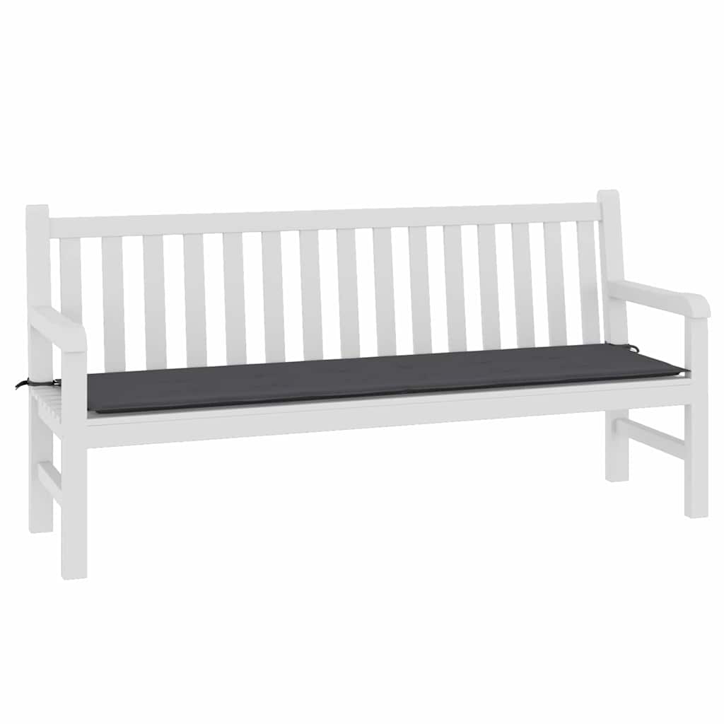 VidaXL Gartenbankkissen 180x50x3 cm Oxford-Gewebe Anthrazit