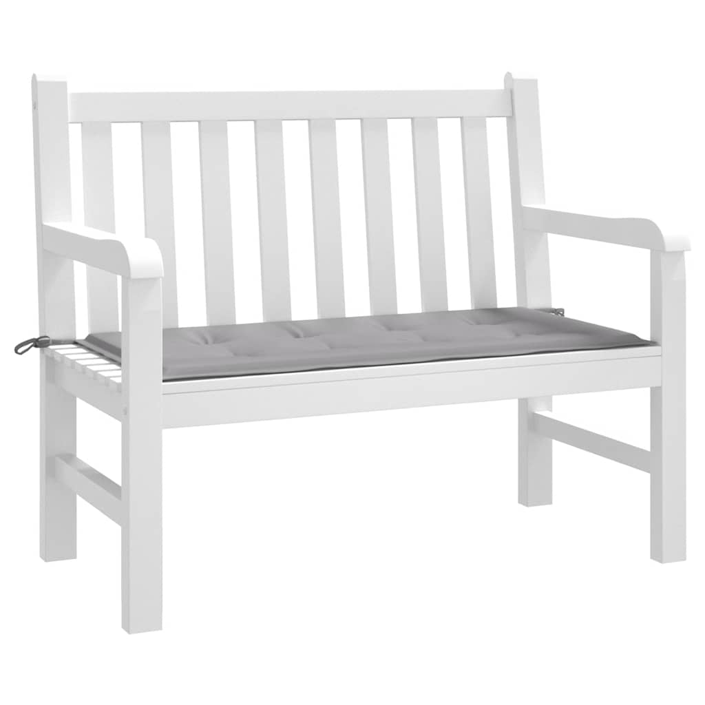 VidaXL Gartenbankkissen 100x50x4 cm Oxford-Gewebe Grau