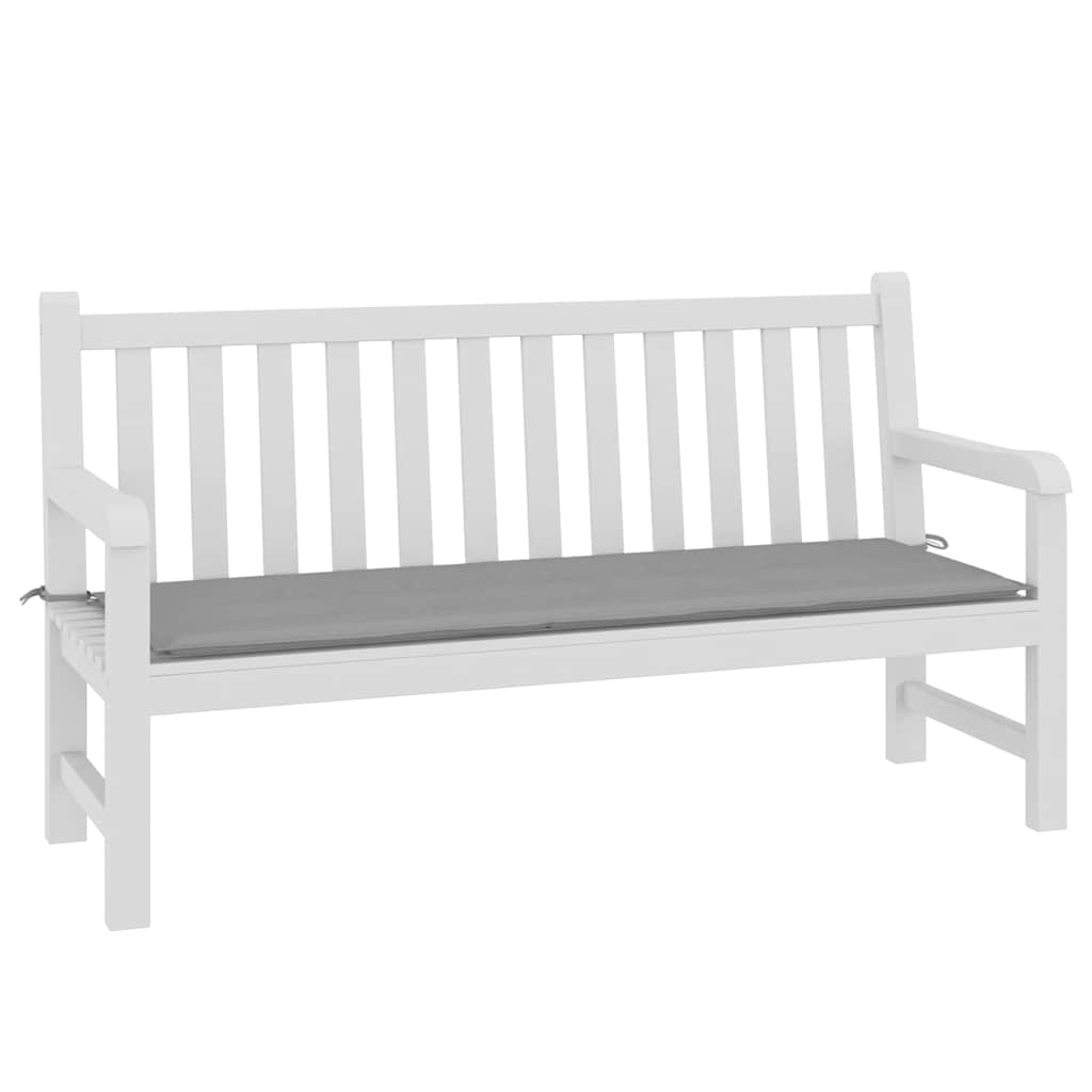 VidaXL Gartenbankkissen 150x50x4 cm Oxford-Gewebe Grau